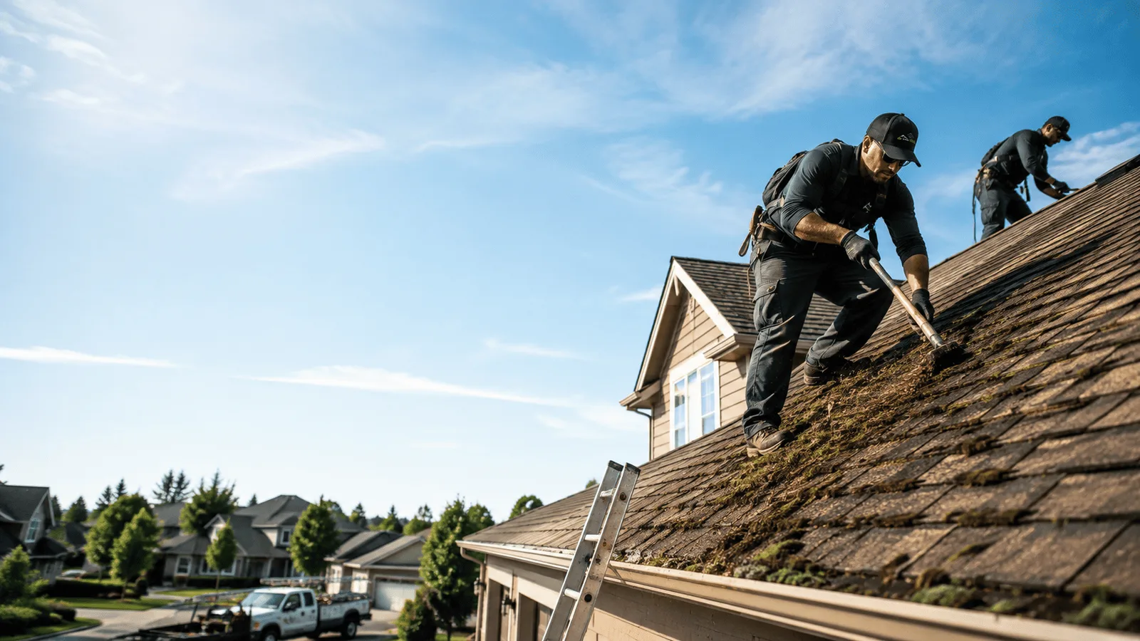 Roof Moss Removal in Potter, WI near me